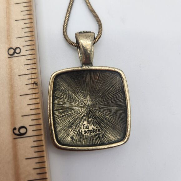 Lia Sophia Honey Necklace 16"-19" - Picture 5 of 5